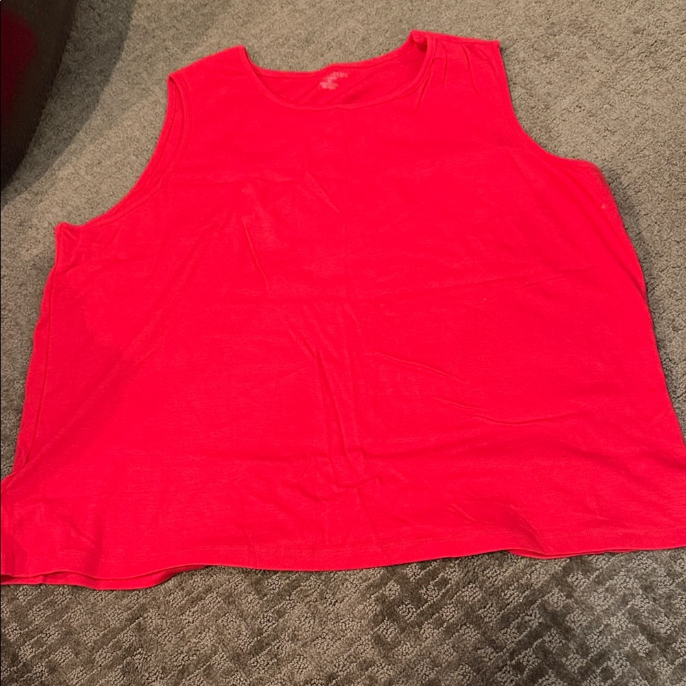 Appleseed's Vibrant Red Tank Top
